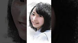 #Shorts Drawing 武田玲奈 Rena Takeda | プロクリエイトイラスト | Portrait art | Procreate | ArtyCoaty