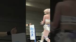 【女子プロレス】白川未奈がなつぽいにおっぱいアタック！【スターダム】