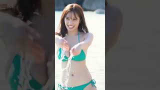 村島未悠さん✨エメラルドグリーンビキニ