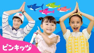 ベイビーシャーク (feat.ののかちゃん)✨ | サメのかぞくの 人気曲メドレー | チビザメ🦈トゥルルルルル | 子どもの歌 | ピンキッツ・ベイビーシャーク