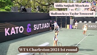 Aldila Sutjiadi/Miyu Kato vs Madison Keys/Taylor Townsend – Charleston 2024