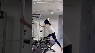 美人モデル 大石絵理 トレーニング動画 #shorts