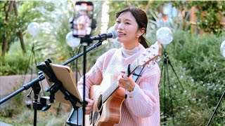 CHE.R.RY(チェリー)/YUI   松下玲緒菜 路上ライブ 渋谷