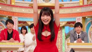 バラエティ番組で懸垂にぶら下がるアイドル #テレビ #放送事故