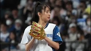 「目のやり場に困ります」牧野真莉愛〝ボタン閉め忘れ!?〟野球ユニフォーム姿にファン仰天「こんな野球女子見たことない」