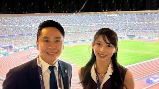 牧野真莉愛　初めての国立競技場で世界陸上観戦「ドキドキ止まらない」